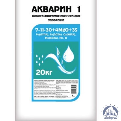 Удобрение Акварин 1 N-P-K+Mg+S+Мэ 7-11-30+4+3+Мэ в хелатной форме купить в Ялте